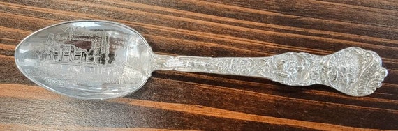 Sterling Silver YMCA Building San Francisco Souvenir Spoon by Watson Co.