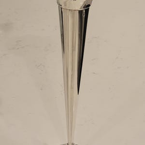 Antique Sterling Silver Trumpet Vase - Etsy