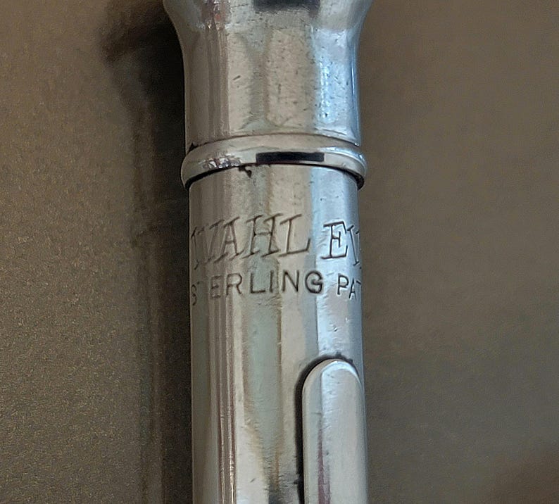Vintage Wahl Eversharp Sterling Silver Mechanical Pencil | Art Deco Propelling Pencil | Antique Sterling Writing Instrument | Desk Accessory image 3