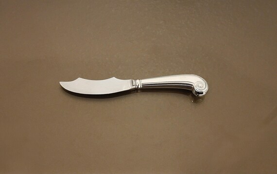 Sterling Silver Pistol Handled Cheese Knife 5-1/4"