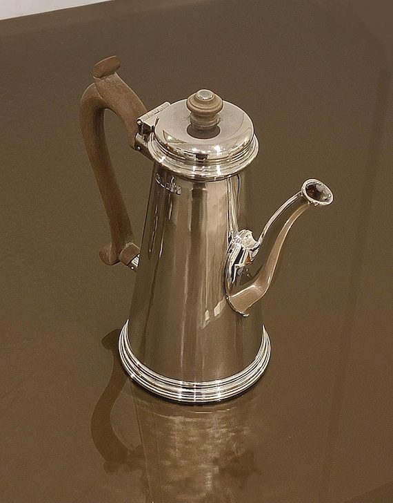 Asprey of London Sterling Silver Chocolate Pot