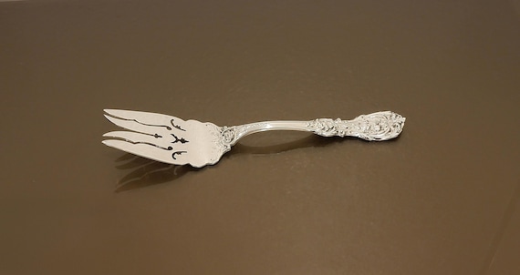 Large Cold Meat Serving Fork - Reed & Barton Sterling Silver