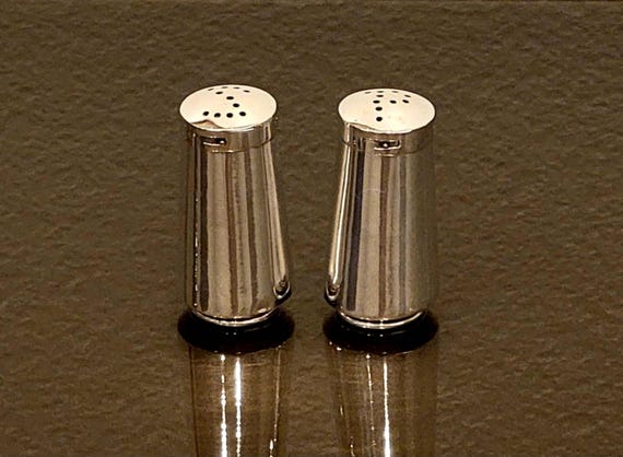 Pair of Taxco Sterling Silver Salt & Pepper Shakers