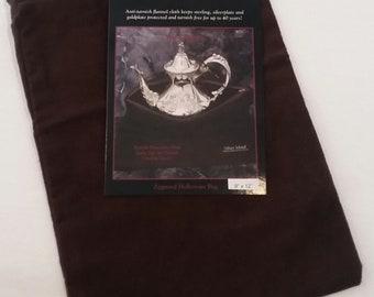 Tarnish Preventive 9x12 Zippered Storage Cloth