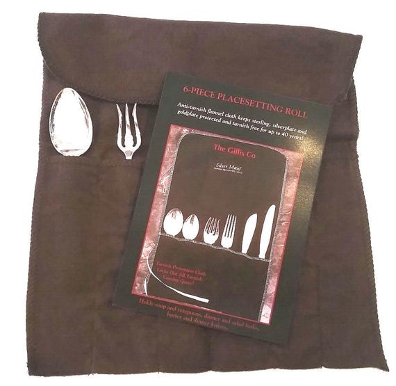Tarnish Preventive 6-Piece Place Setting Storage Cloth