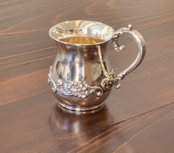 Gorham Sterling Silver Floral Baby Cup