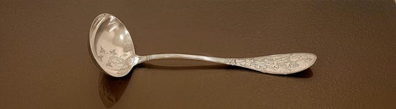 Soup Ladle - Honeysuckle by Whiting Sterling Silver