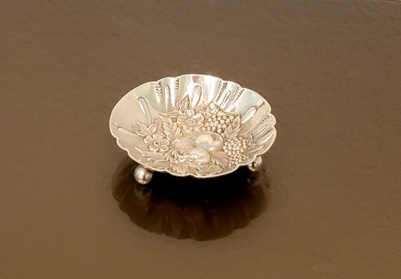 Nut Dish - Repousse by S. Kirk & Son Sterling Silver