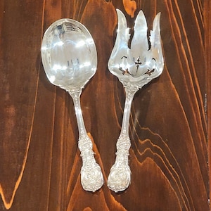 Salad Serving Set - Francis I by Reed & Barton Sterling Silver