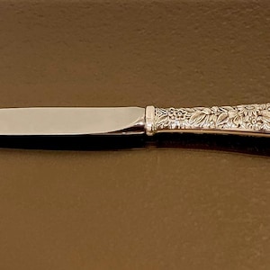 Knife - Repousse by S. Kirk & Son Sterling Silver Handle
