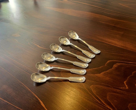 Chesterfield by Gorham Set of Six Sterling Silver Eggs Spoons