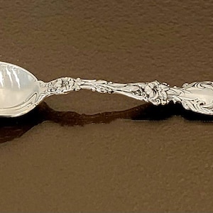 Oval Soup/ Dessert Spoon - Lily by Whiting Sterling Silver