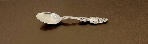 Oval Soup/ Dessert Spoon - Lily by Whiting Sterling Silver