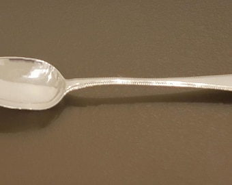 Antique English Sterling Silver Tablespoon – 1869 Birmingham, Samuel Boyce Landeck, Armorial Crest, 9 in.