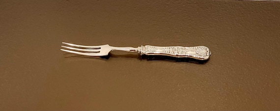Game Fork - English King by Tiffany Sterling Handle