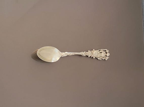 Gorham Sterling Silver Gilt Heraldic 5 O'clock Spoon