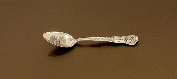 Temple Salt Lake City Utah Sterling Silver Souvenir Spoon