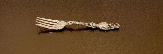 Large Salad/Fish Fork - Lily by Whiting/Gorham Sterling Silver
