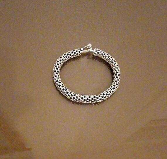Sterling Silver Round Link Bracelet