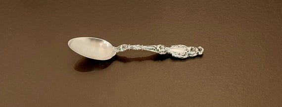 Oval Soup/Dessert Spoon - Lily by Whiting Mfg. Co. Sterling Silver