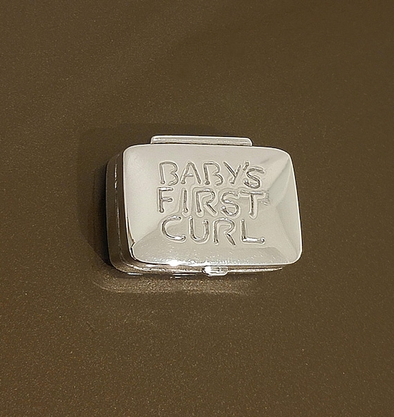 Sterling Silver Baby's First Curl Box