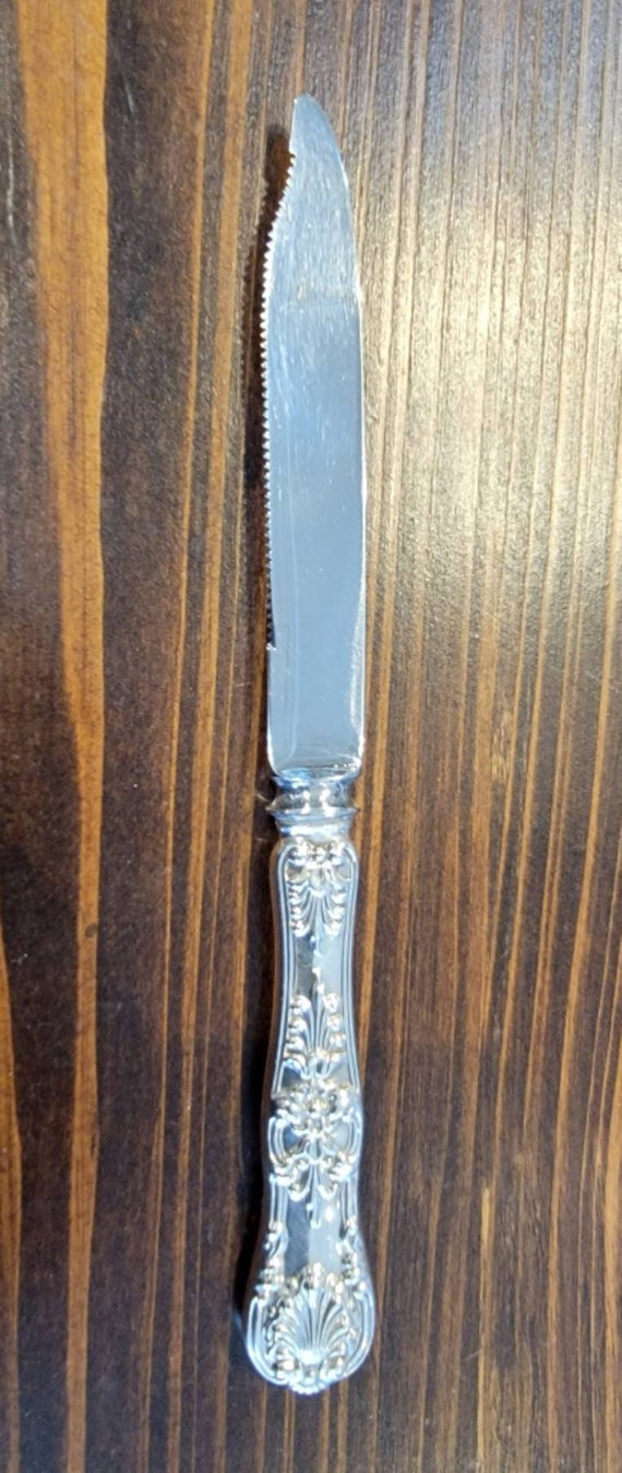 English King by Tiffany Sterling Handle, Serrated Fruit Knife