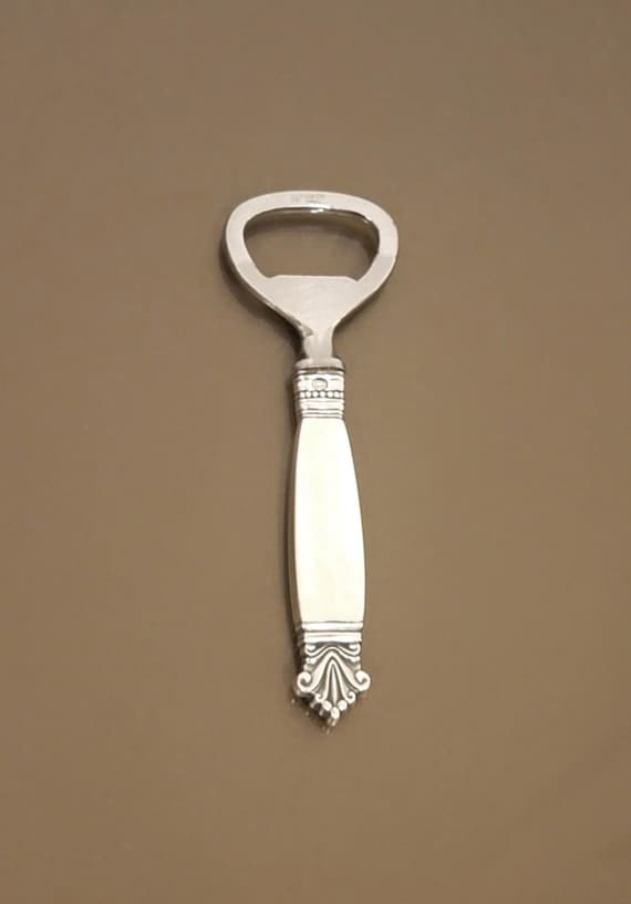 Bottle Opener - Acanthus by Georg Jensen Sterling Silver Handle