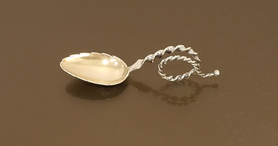 Norwegian Silver Tea Caddy Spoon