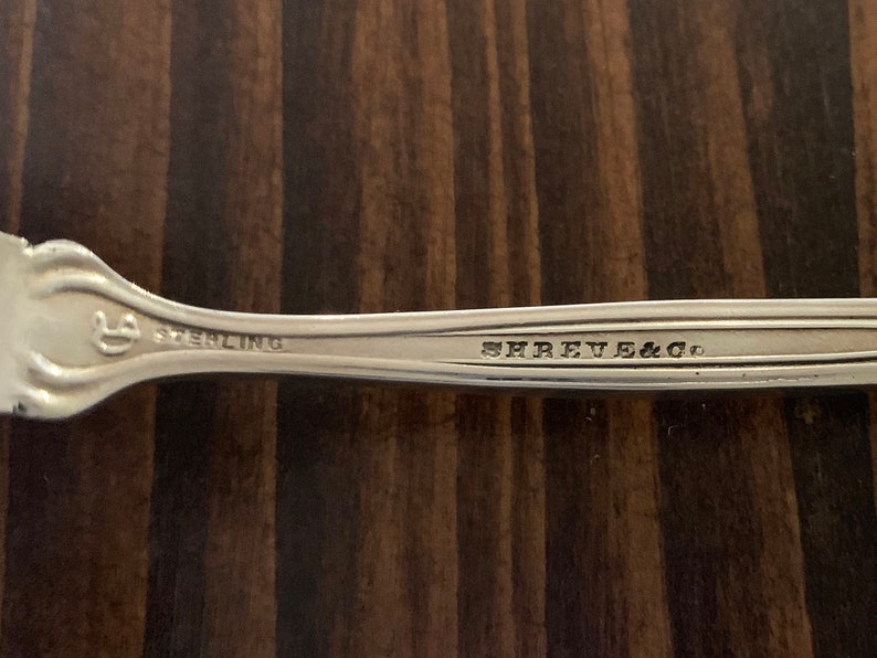 Iris by Durgin Sterling Silver Sugar Spoon