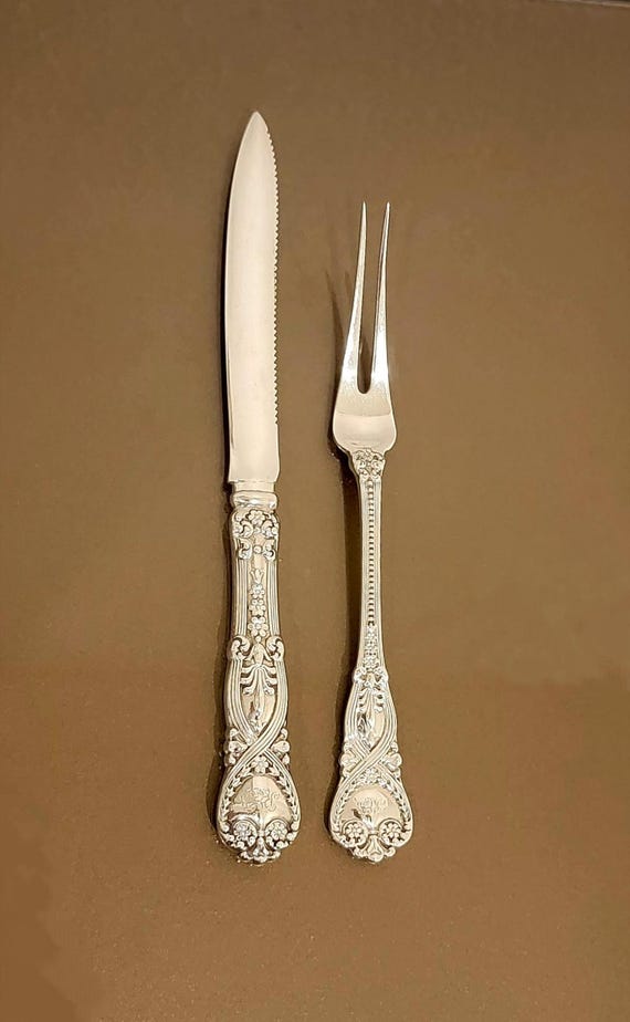 St. James by Tiffany Sterling Silver Fruit Set - Mono REF - 2 pieces