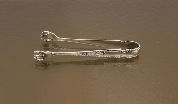 Sugar Tongs - 4-3/4" - Cinderella by Whiting Sterling Silver