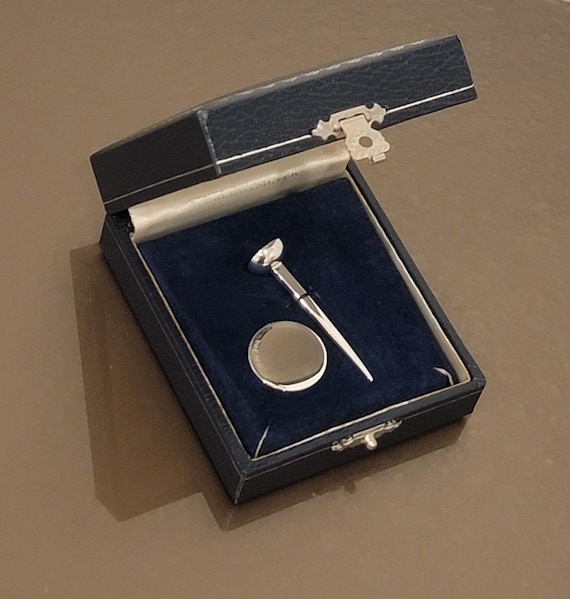 Sterling Silver Golf Tee & Marker Set