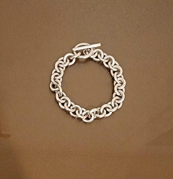 Sterling Silver Chain Bracelet 7"