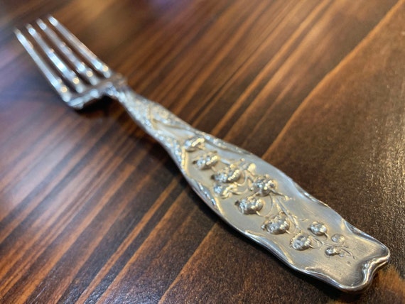 Lily of the Valley by Whiting Sterling Silver Cocktail Fork