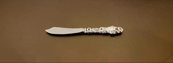 Master Butter Knife - Lily by Whiting/Gorham Sterling Handle