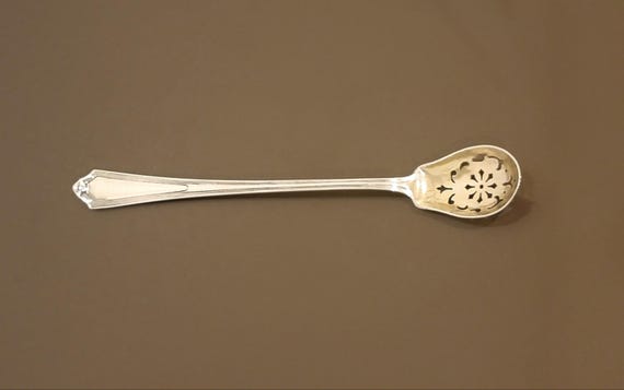 Pierced Olive Spoon - Plymouth by Gorham Sterling Silver