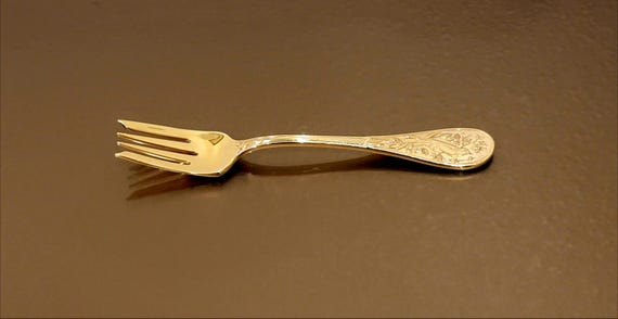 Salad Fork - Audubon by Tiffany Vermeil Sterling Silver