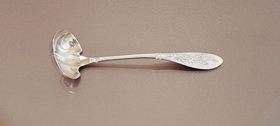 Honeysuckle by Whiting Sterling Silver Cream/Sauce Ladle