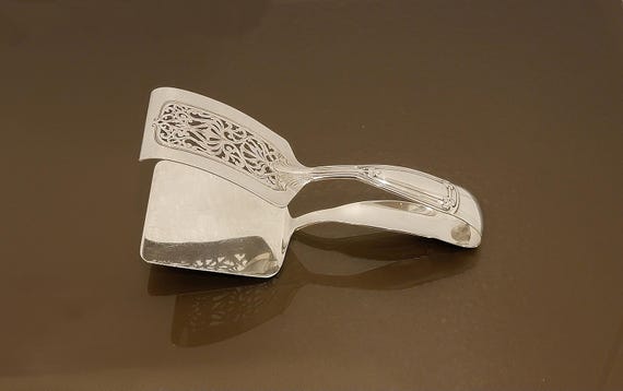 Asparagus Serving Tongs - St. Dunstan by Tiffany Sterling Silver