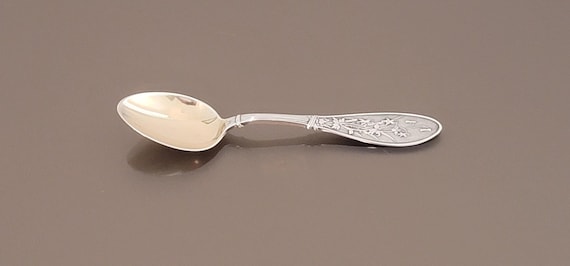Honeysuckle by Whiting Sterling Silver Demitasse Spoon