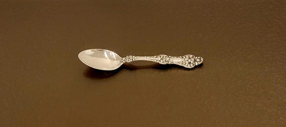 5 o'clock Coffee Spoon - Old Orange Blossom by Alvin Sterling Silver
