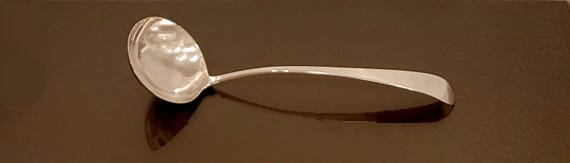 Scottish Sterling Silver Soup Ladle circa 1860