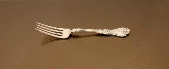 Dinner Fork - Light Mono M - Violet by Whiting Sterling Silver