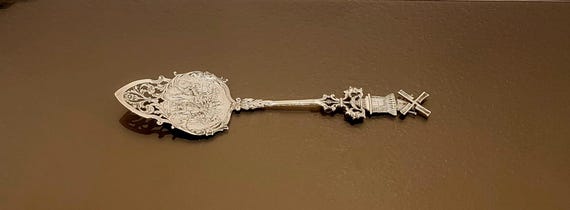 Dutch Silver Windmill Pie Server