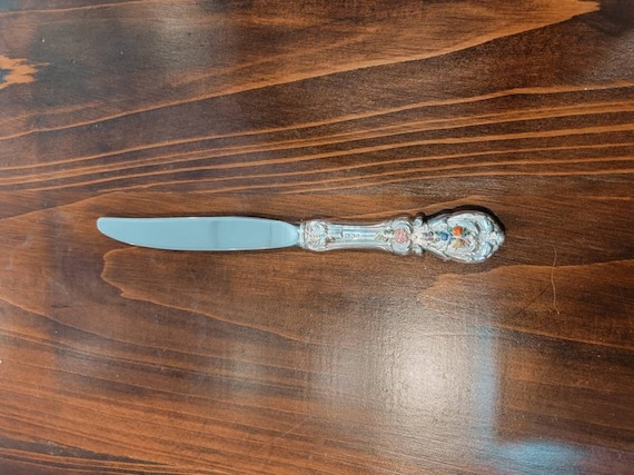 Dinner Knife- Francis I by Reed & Barton Sterling Silver Handle with Enamel