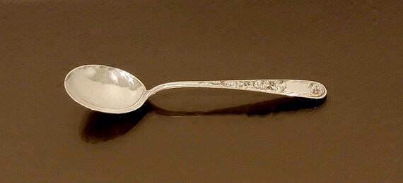 Cream Soup Spoon - Old Maryland Engraved by S. Kirk & Son Sterling Silver