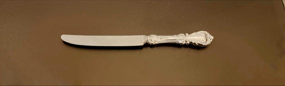Dinner Knife - Burgundy by Reed & Barton Sterling Silver Handle