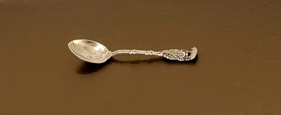 San Francisco Golden Gate Sterling Silver Souvenir Demitasse Spoon by Shreve