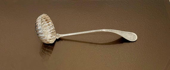 Oyster Ladle - Bird by John R. Wendt ca. 1880 Sterling Silver