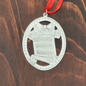 Sterling Silver Lunt 1976 Music of Christmas Ornament